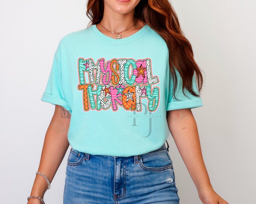 Physical Therapy Neon  - DTF