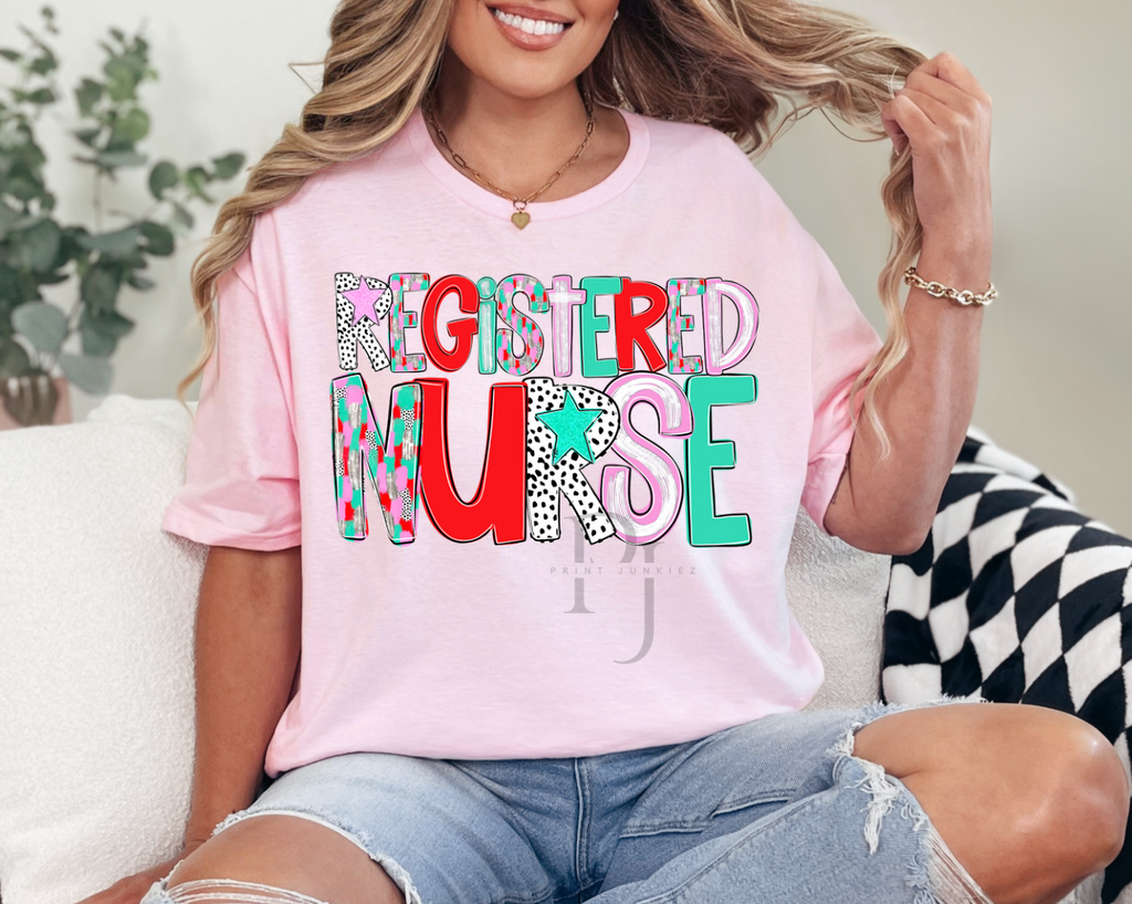 Pink & Teal Poppy - CUSTOM - DTF