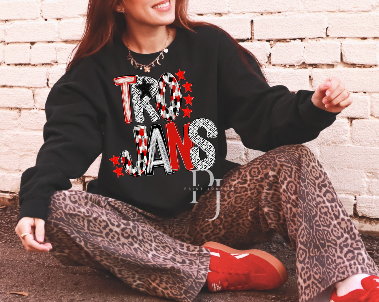 Red & Black Poppy Mix - CUSTOM - DTF