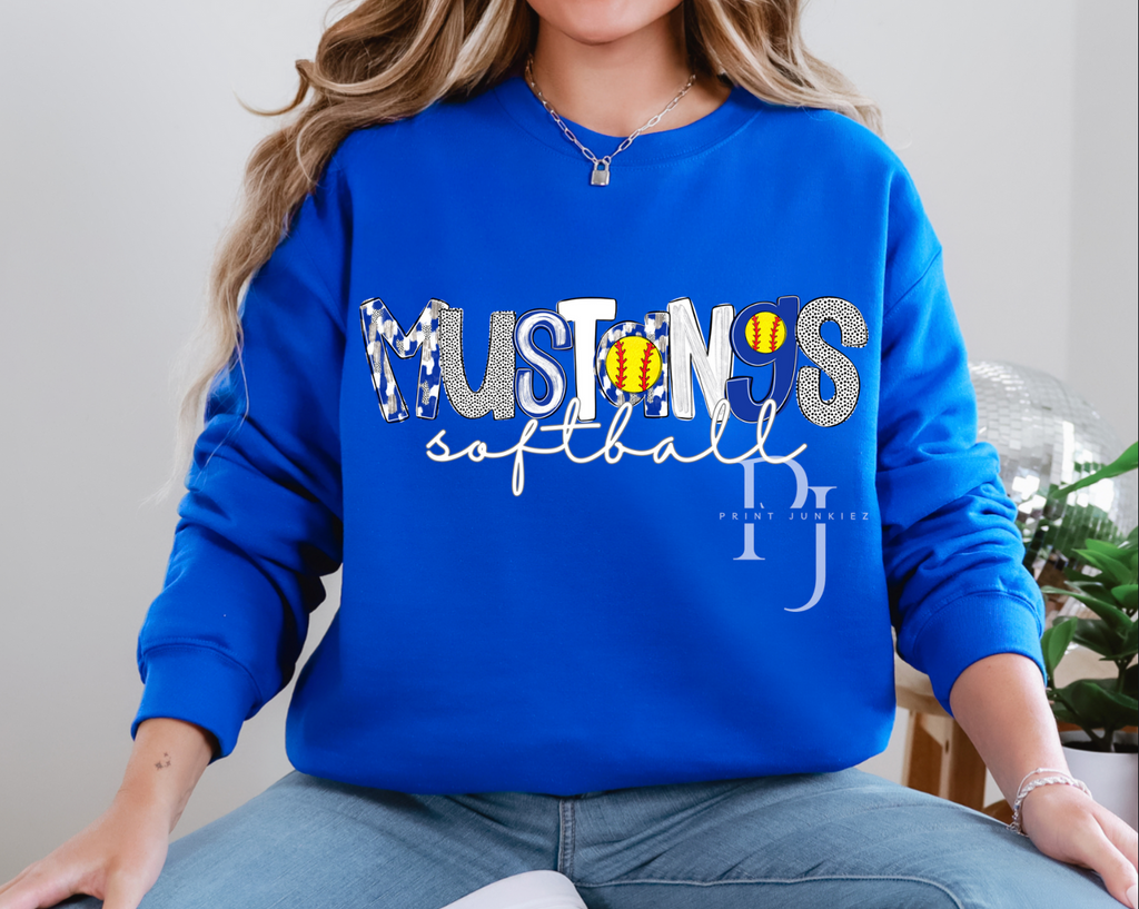 Royal & White Poppy Mix - CUSTOM - DTF