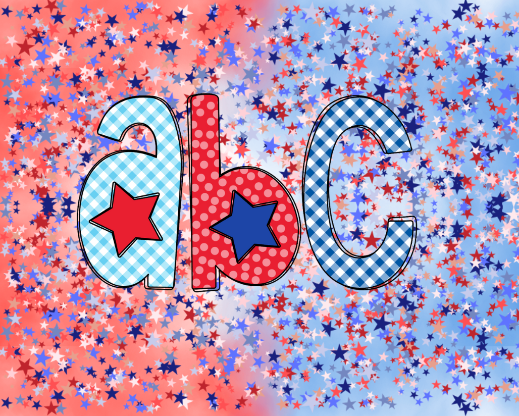 Star Spangled Alpha - CUSTOM - DTF