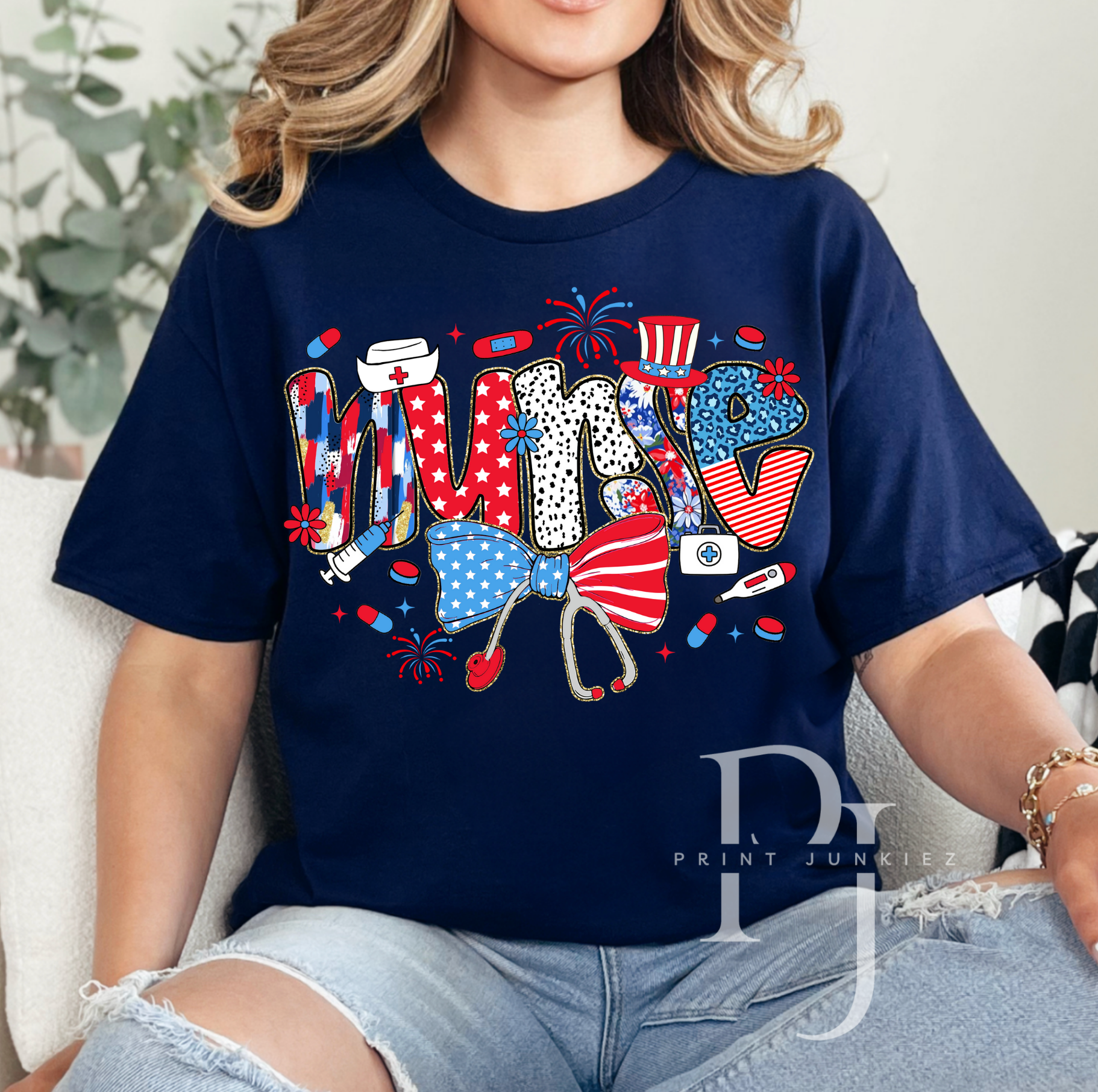 Nurse Patriotic - DTF