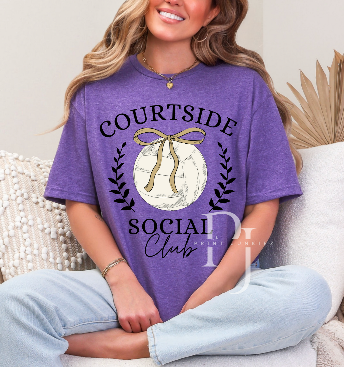 Courtside Social Club Vegas Gold Ribbon - DTF - DIGITAL