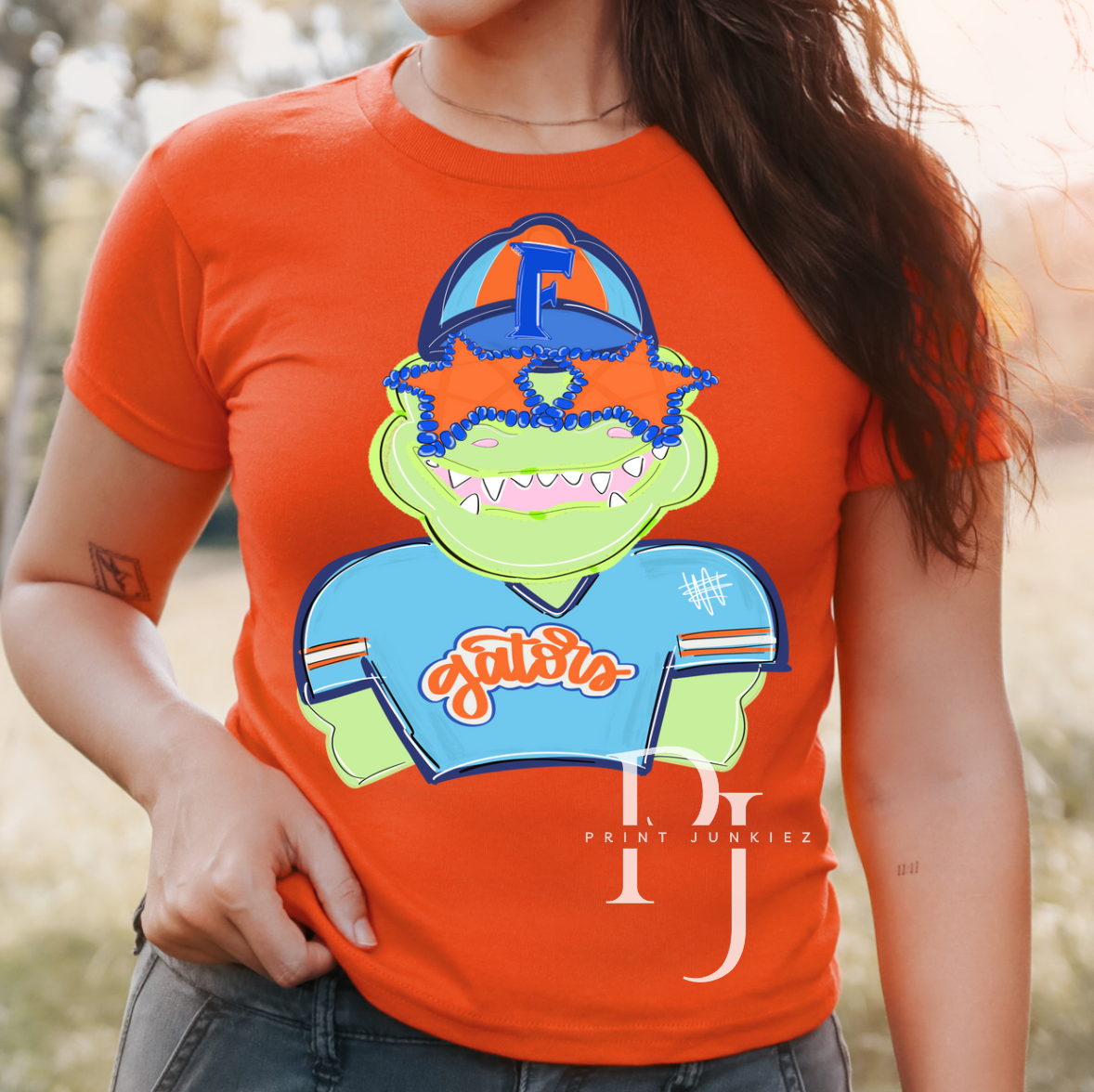 Florida Gators Albert Preppy Mascot - DTF
