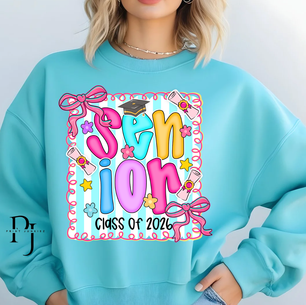 Senior Stripe Prep 2026 - DTF