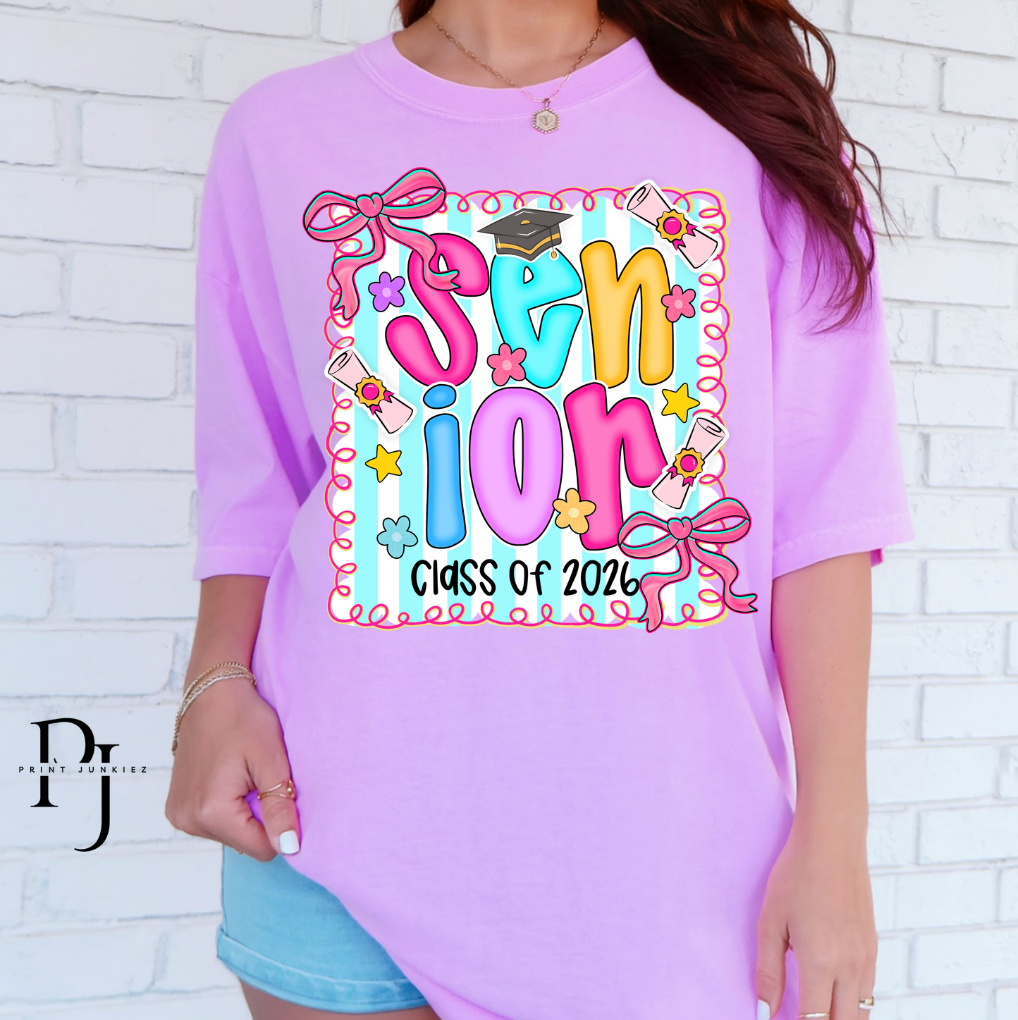 Senior Stripe Prep 2026 - DTF