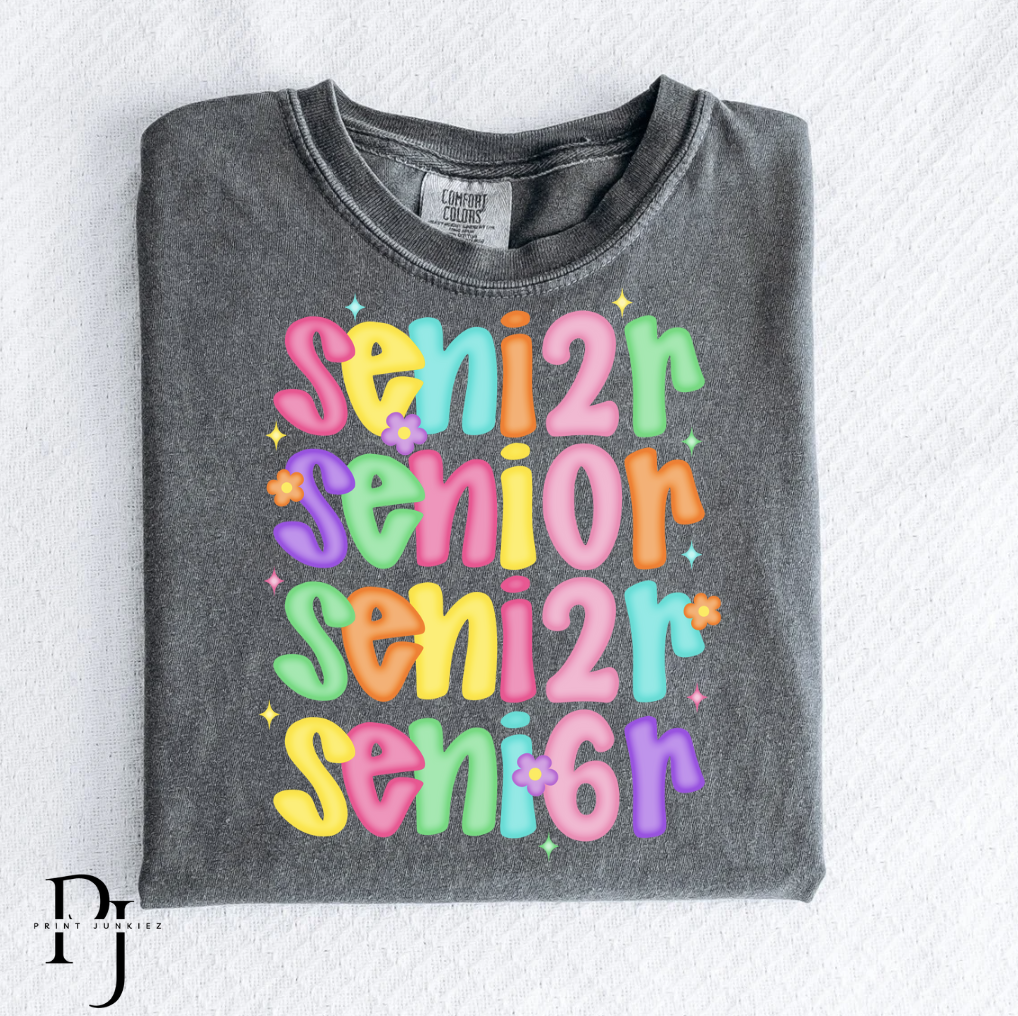 Senior 2026 Stacked Neon - DTF