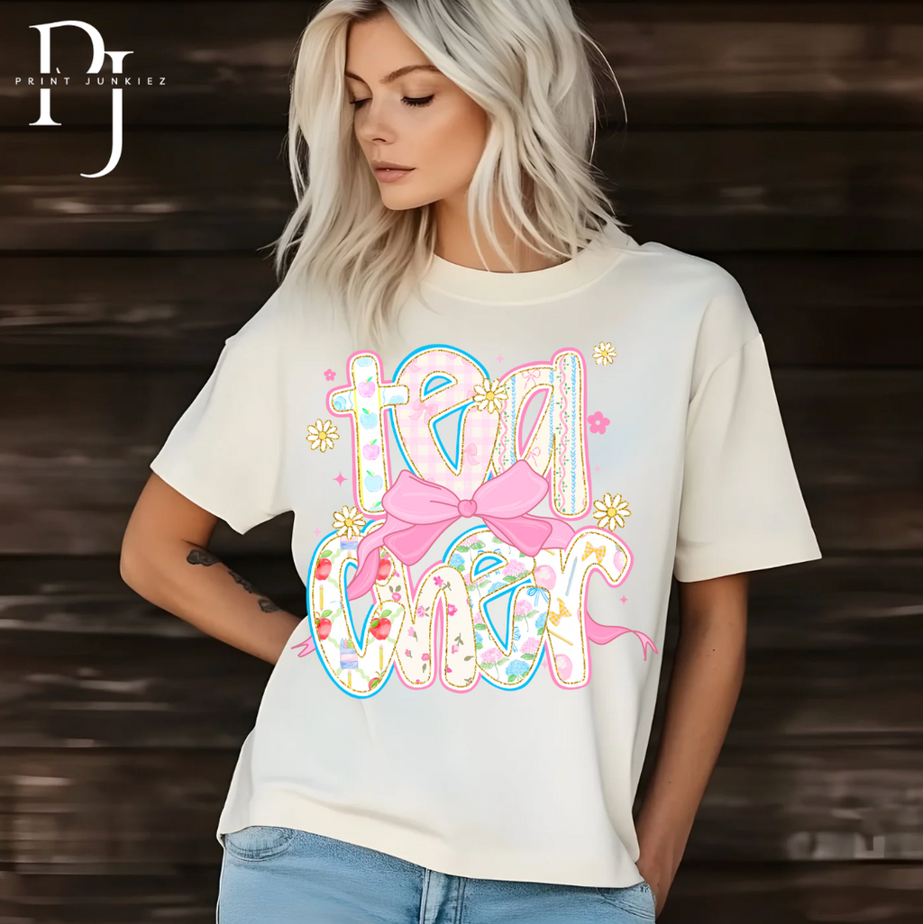 Teacher Stacked Preppy Coquette - DTF