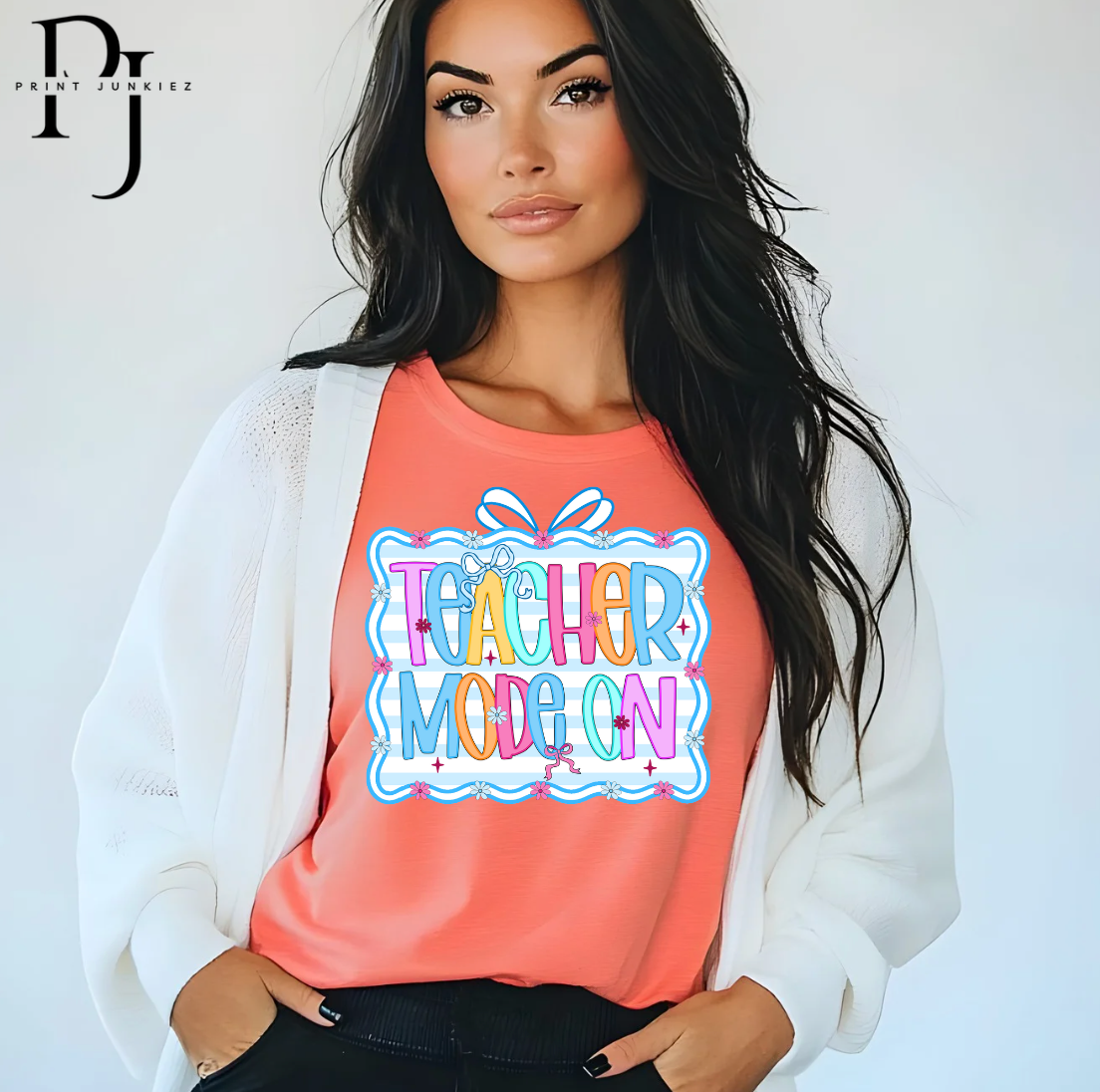 Teacher Mode On Coquette - DTF