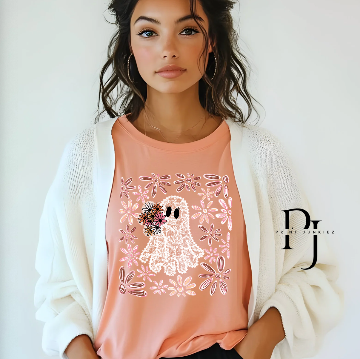 Floral Lace Ghost - DTF