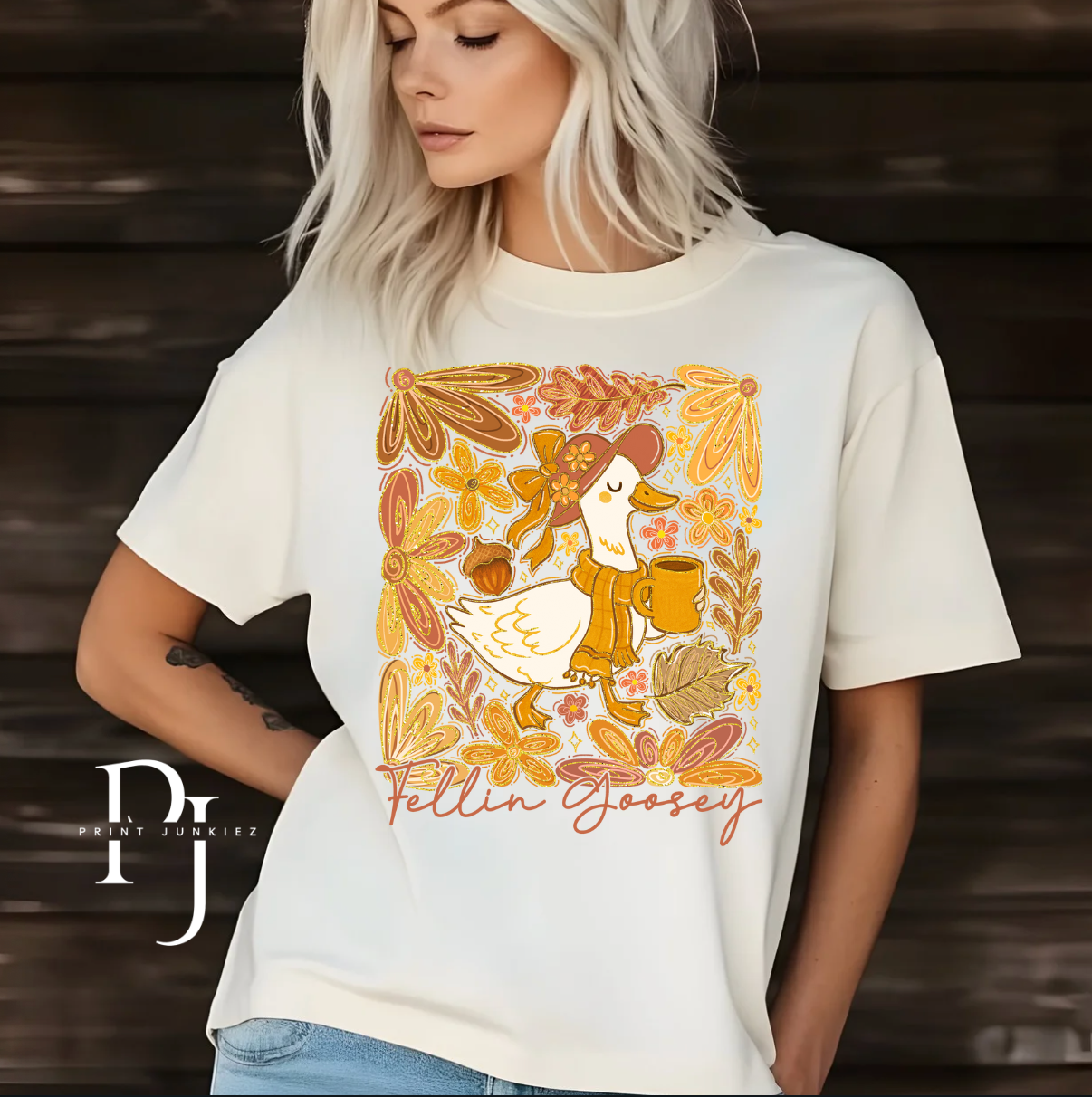 Feelin Goosey Fall Floral - DTF