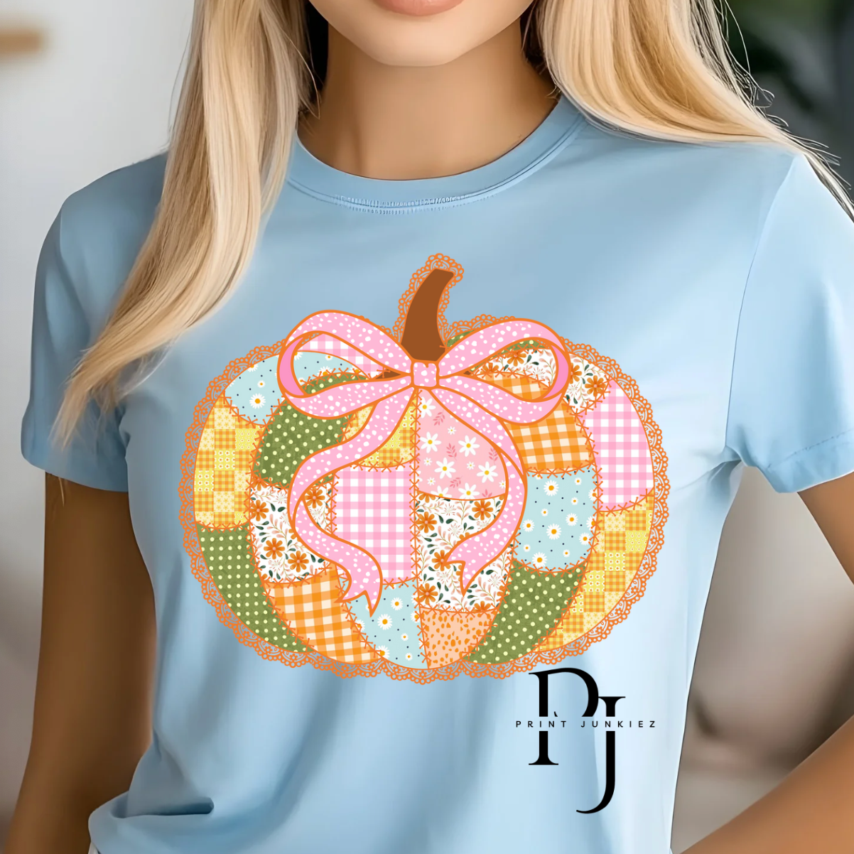 Lace Pastel Pumpkin - DTF