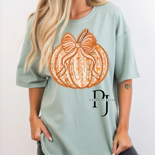 Plaid Lace Pumpkin - DTF