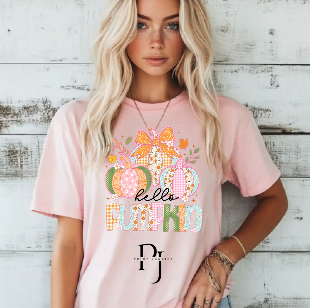 Pastel Hello Pumpkin - DTF