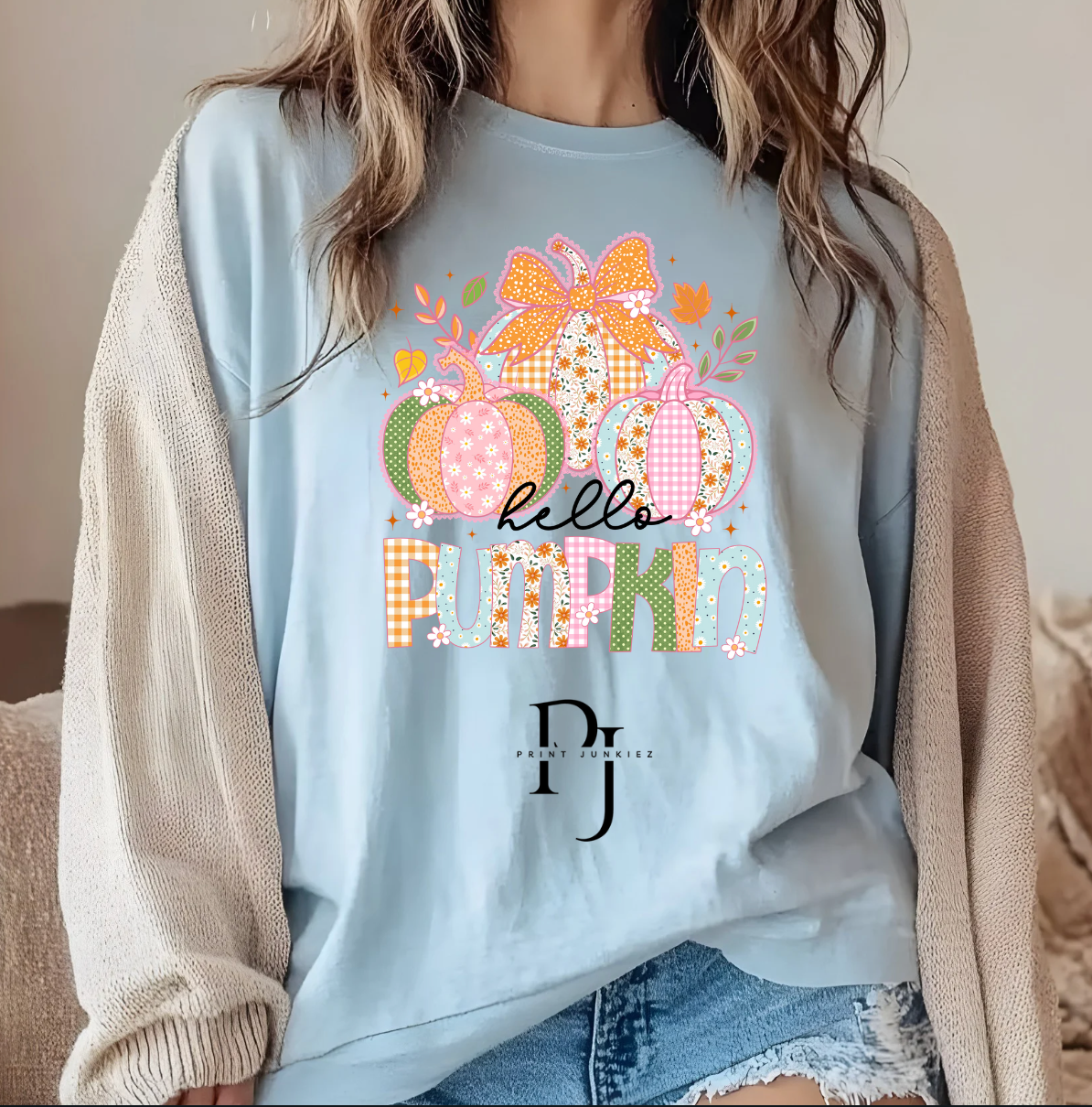 Pastel Hello Pumpkin - DTF