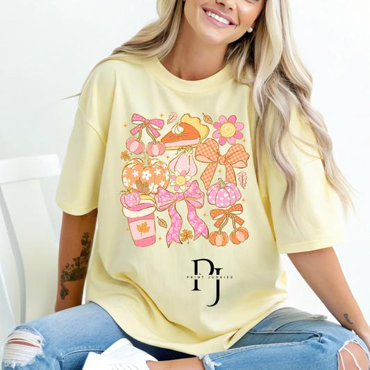 Fall Gold Foil Clip Art - DTF