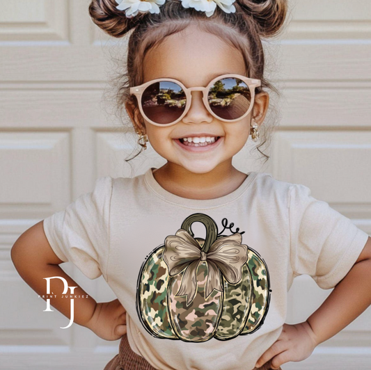 Camo Coquette Pumpkin - DTF