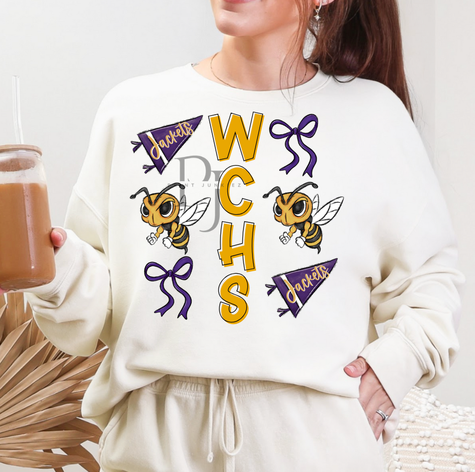 WCHS Jackets Mascot Mix - DIGITAL - DTF