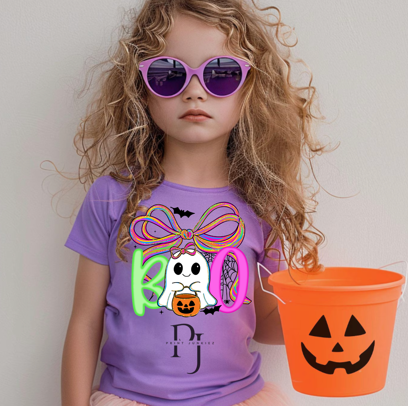 Neon Coquette Ghost Boo - DTF