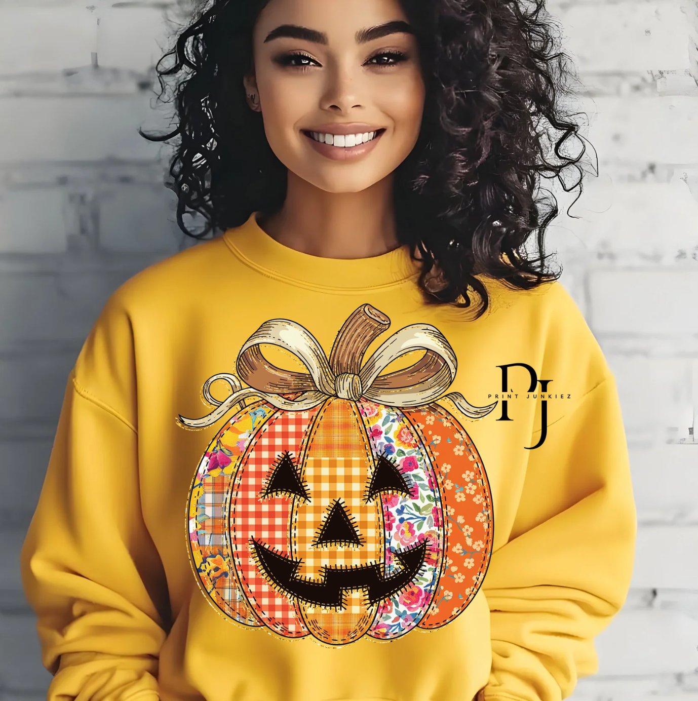 Patchwork pumpkin - DTF