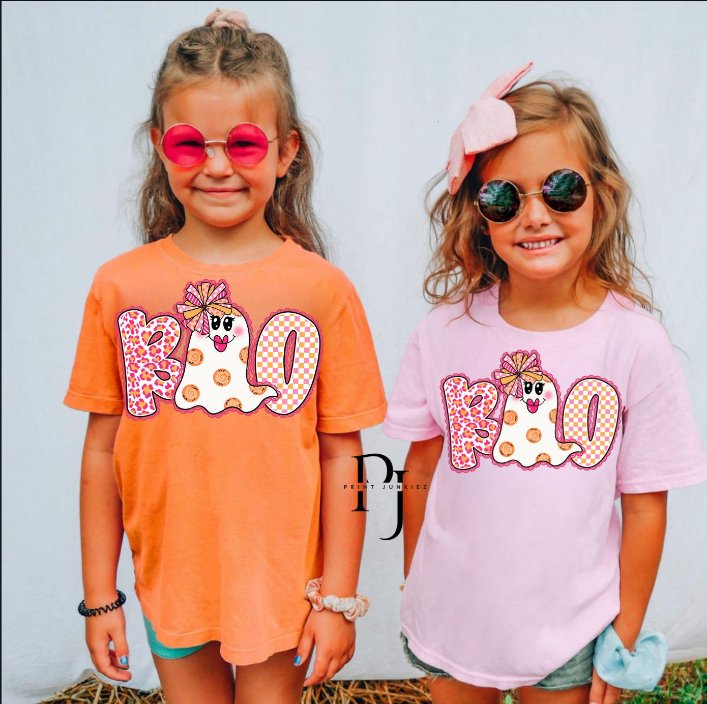 Pink Lace Ghost Boo - DTF