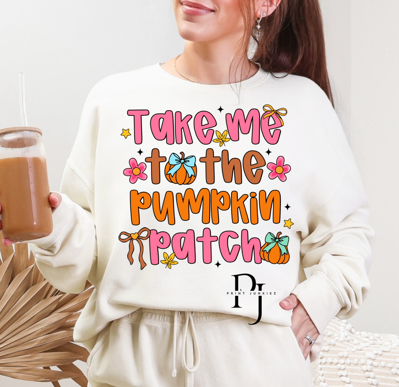 Take me to the pumpkin patch retro - DTF