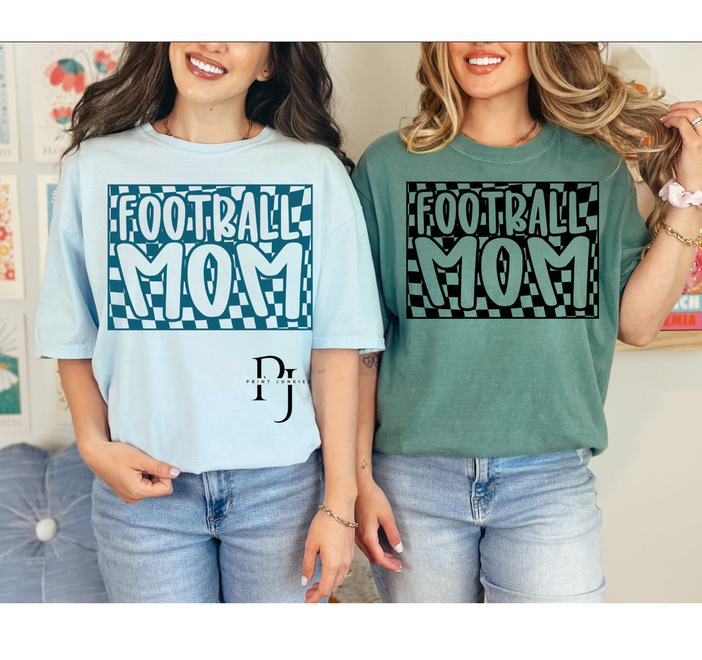 Football Mom Checkered - DTF