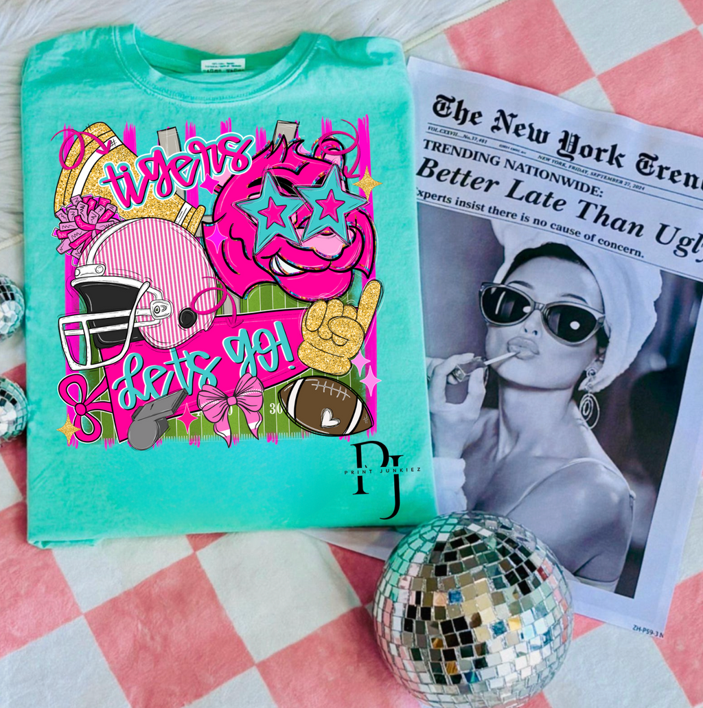 Tigers Preppy Football - DTF