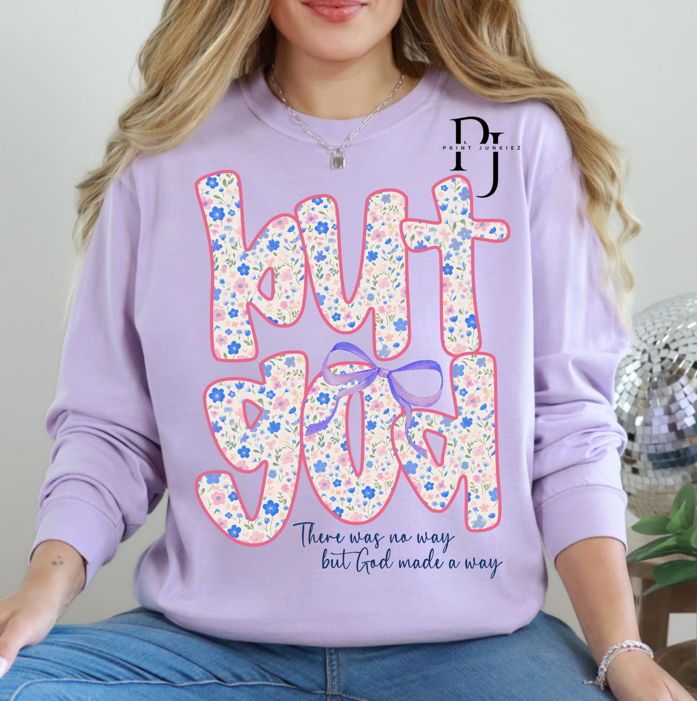 But God Floral - DTF