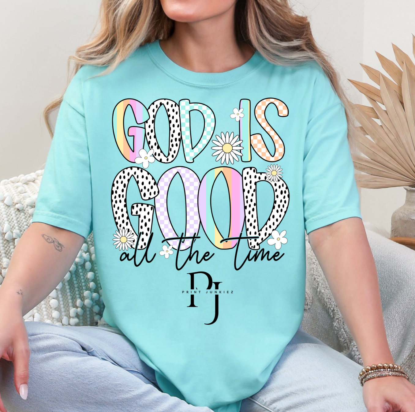 God is Good all the time Retro - DTF