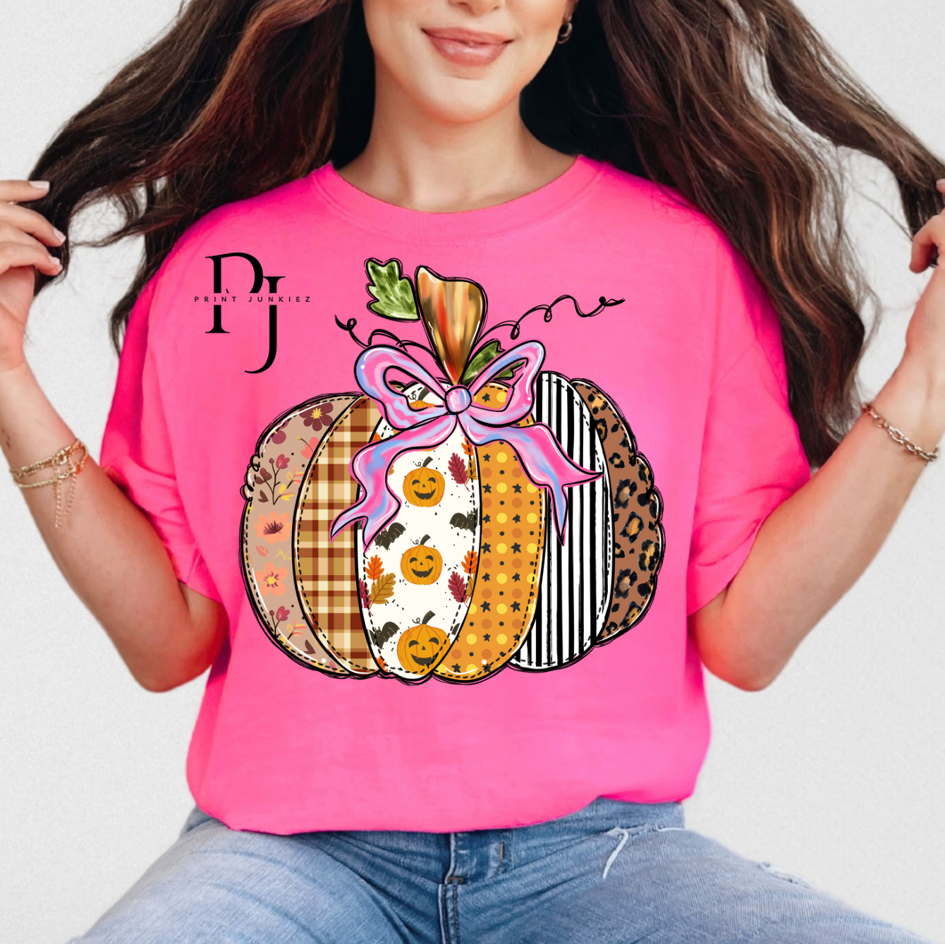 Multi Doodle Pumpkin - DTF