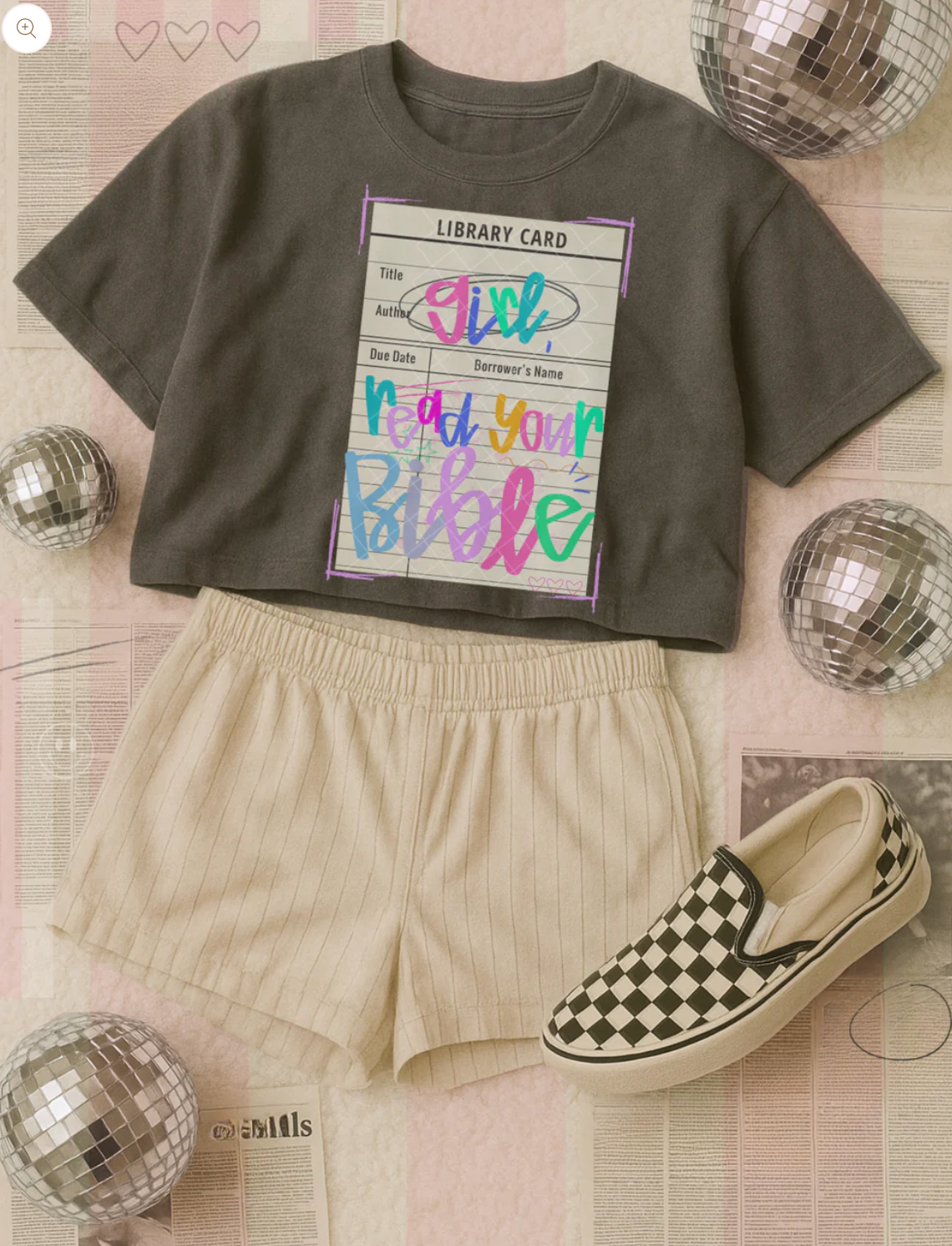 Girl Read Your Bible Library Card - DTF