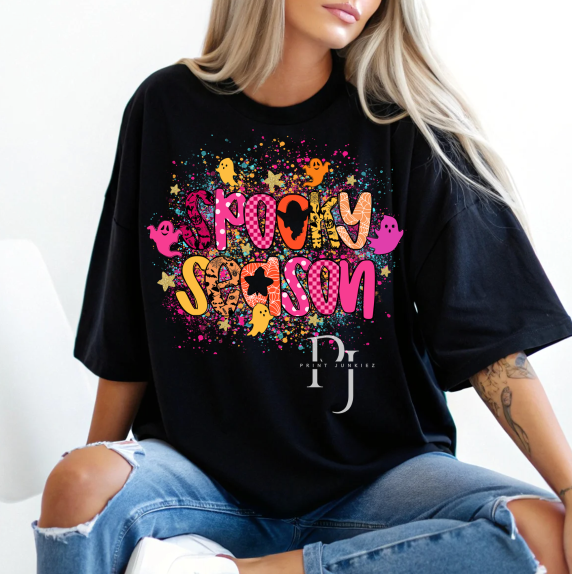 Spooky Season Splatter  - DTF