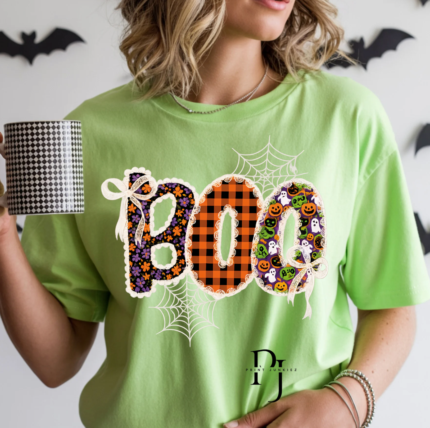 Lace Seersucker Boo - DTF