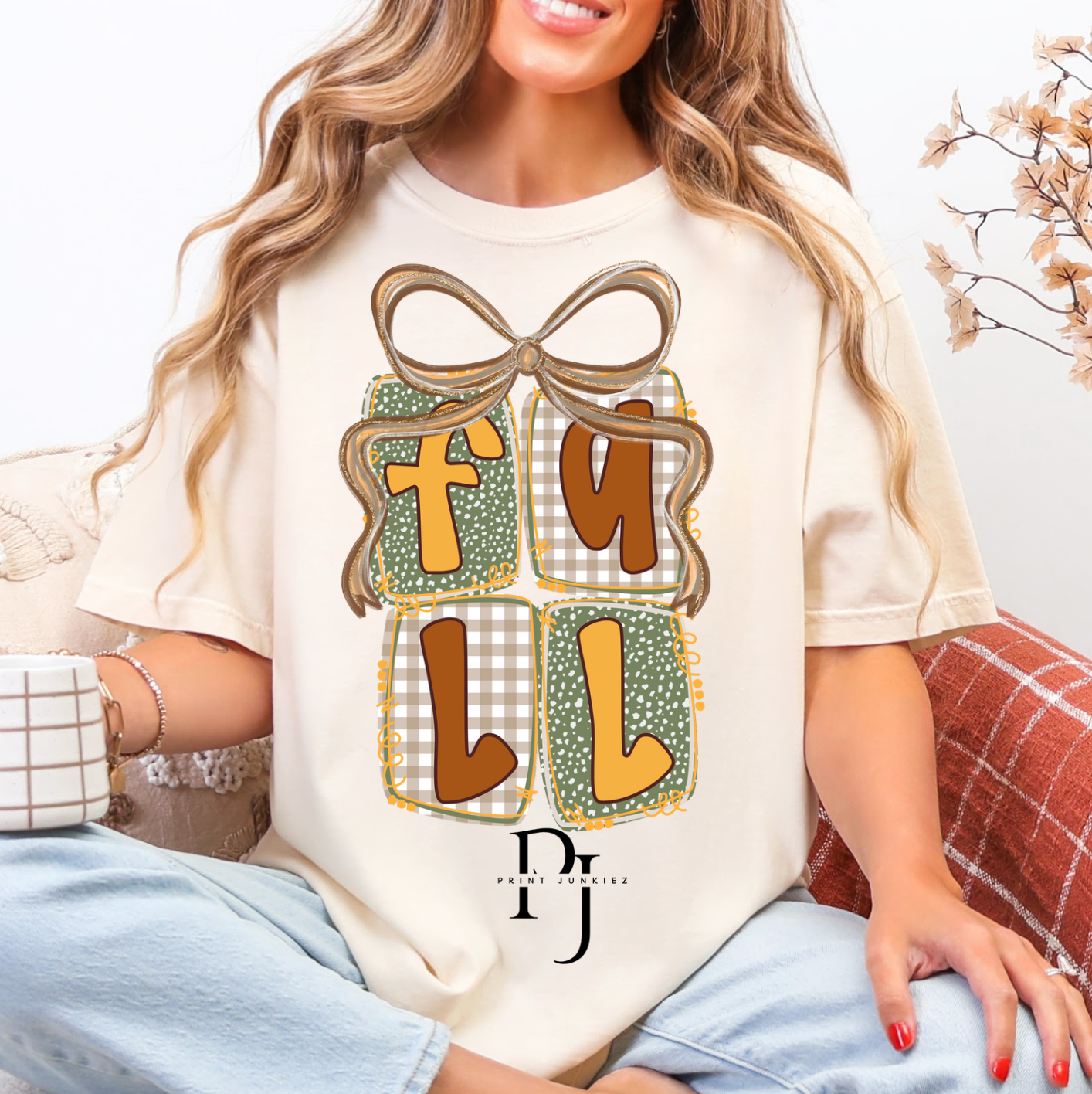 Fall Stacked Coquette Bow - DTF