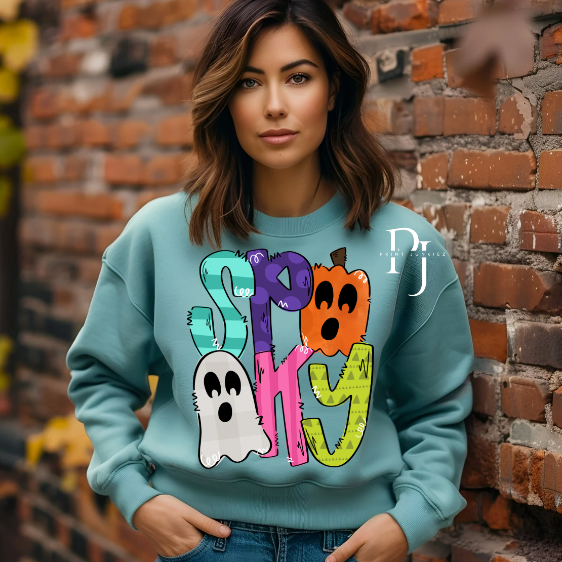 Spooky Doodle Stacked - DTF