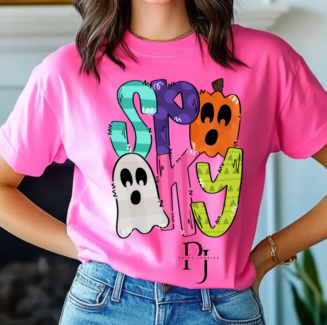 Spooky Doodle Stacked - DTF