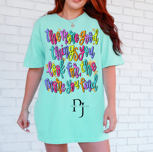 The More Good Things You Look for the More You Find - DTF