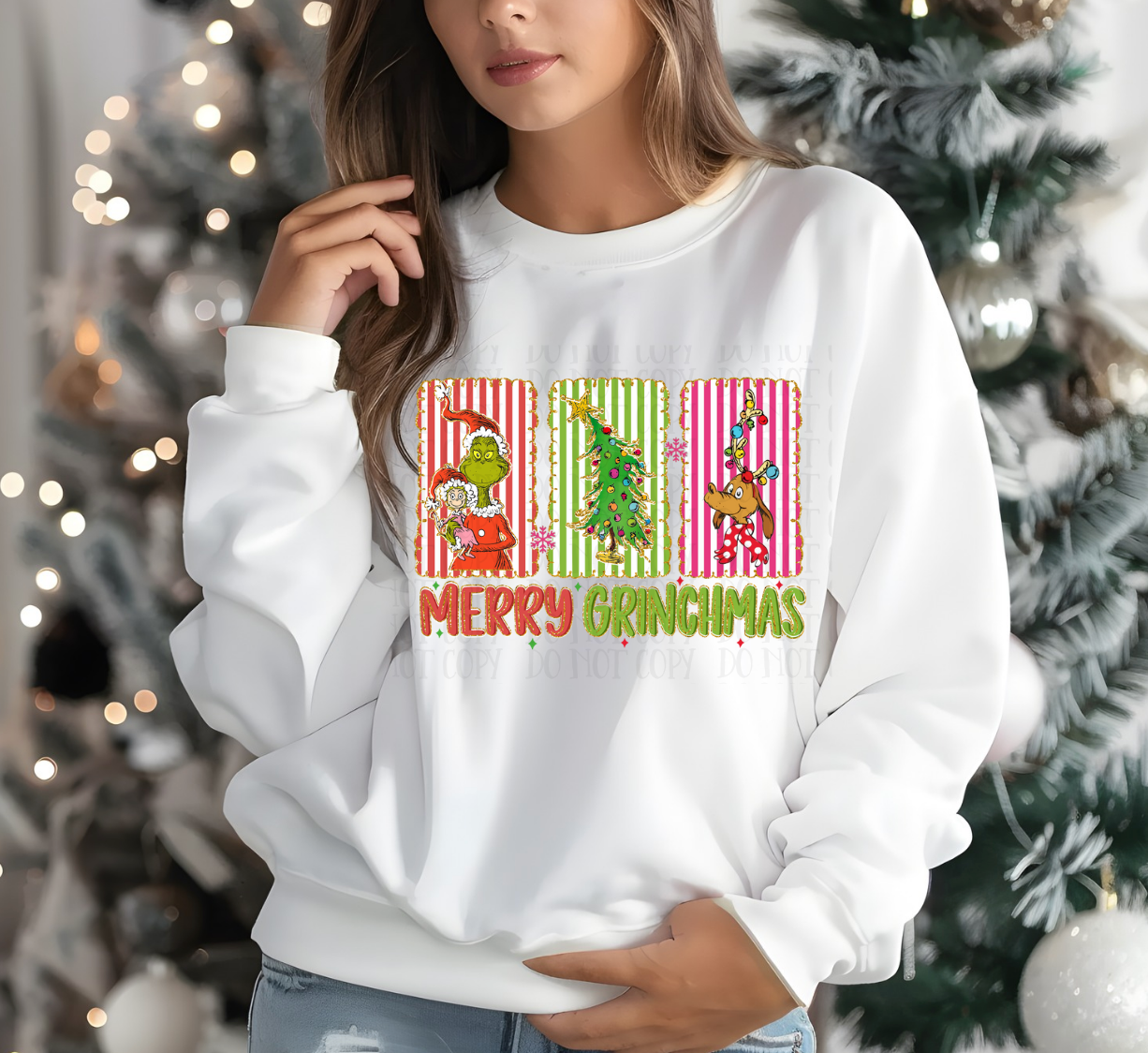 Merry Whimsical Preppy - DTF