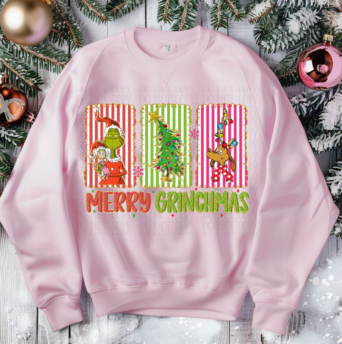 Merry Whimsical Preppy - DTF