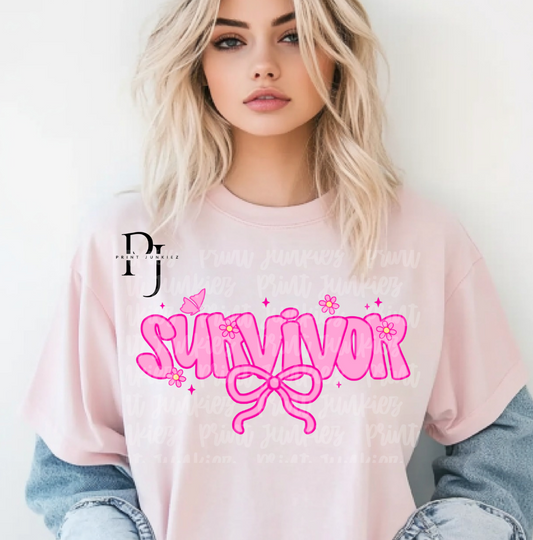 Survivor Preppy Pink - DTF