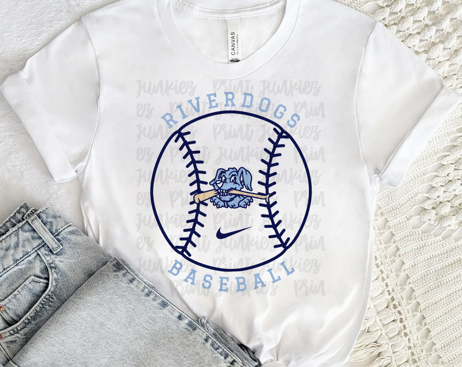 Baseball Outline Logo - CUSTOM - DTF - DIGITAL