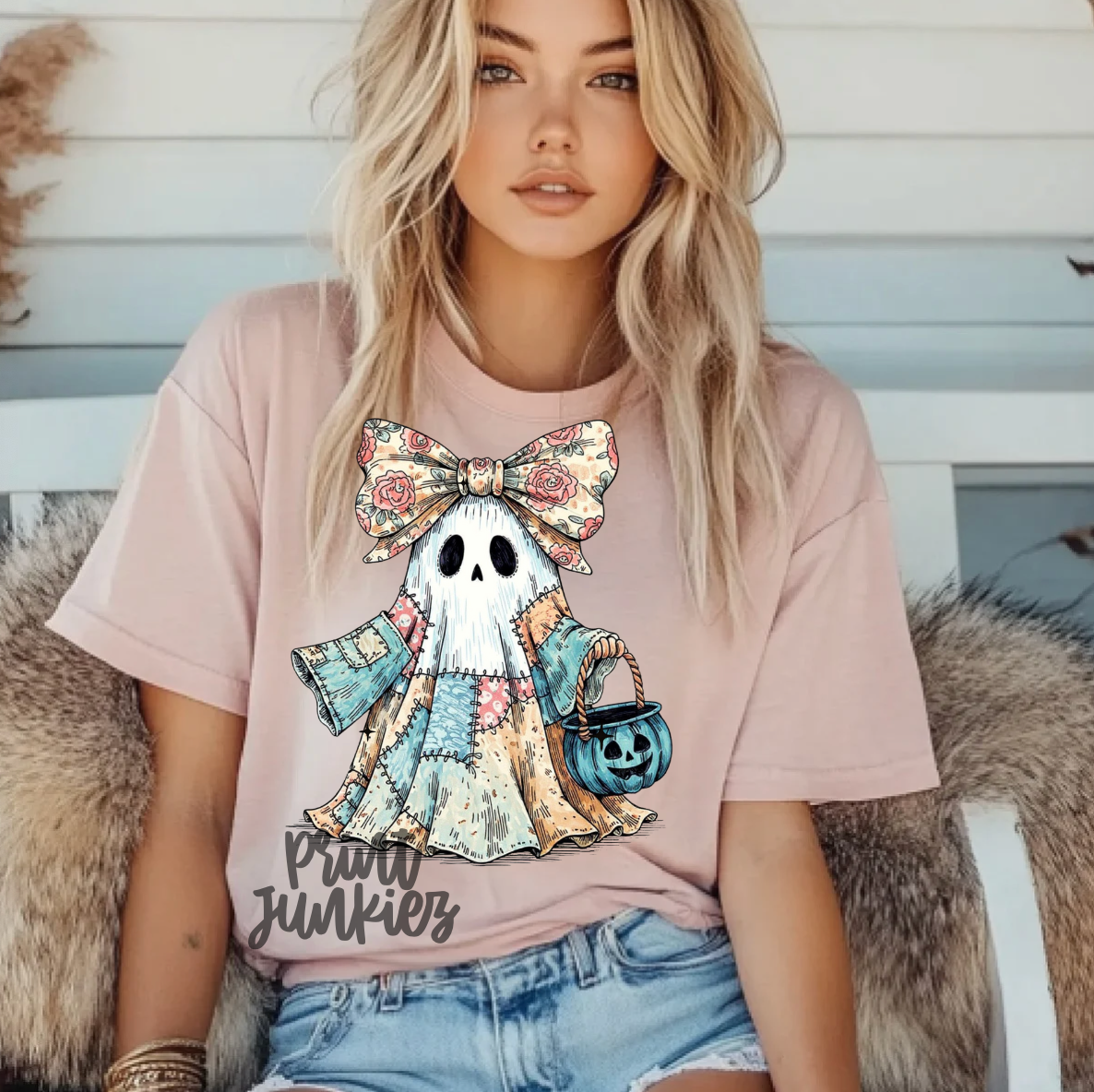 Vintage Blue Jean Ghost - DTF