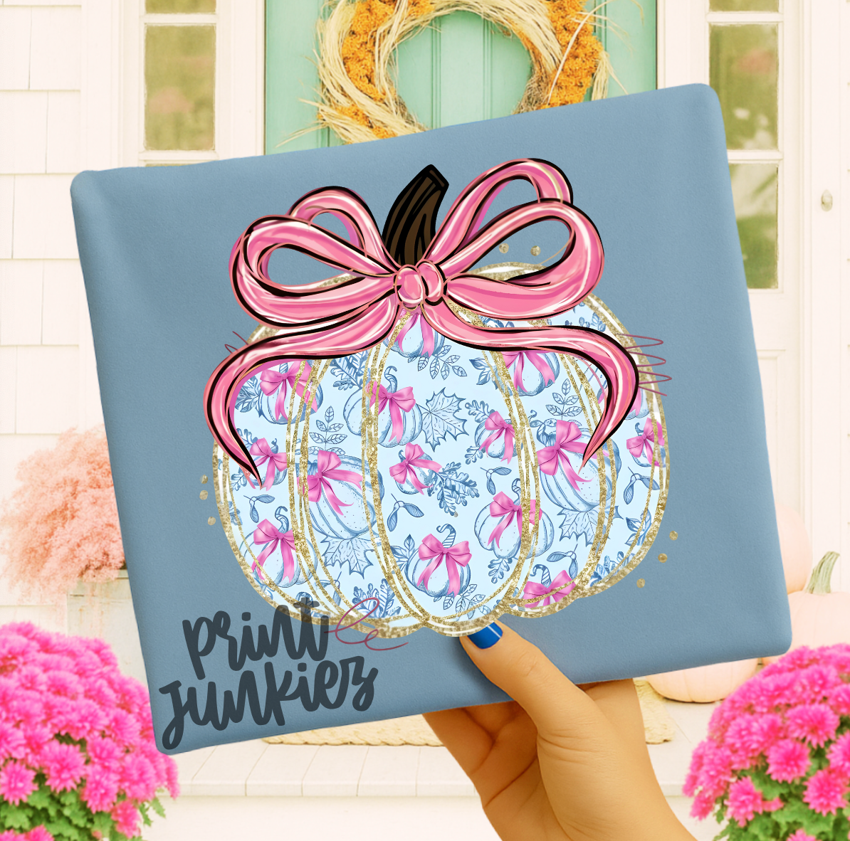 Floral Pumpkin - DTF