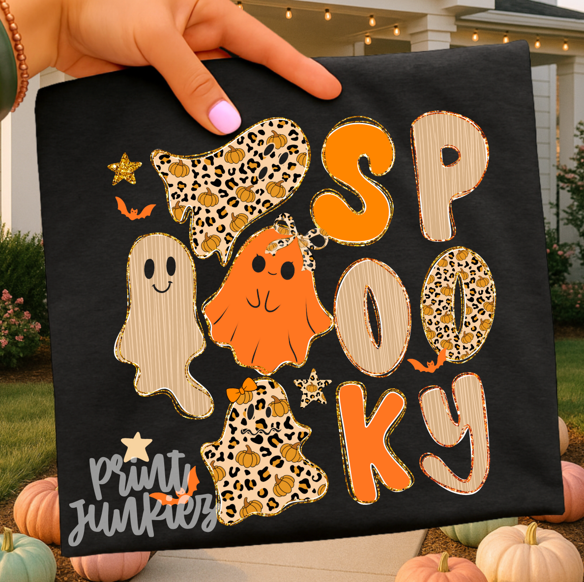 Spooky Cheetah Ghost - DTF