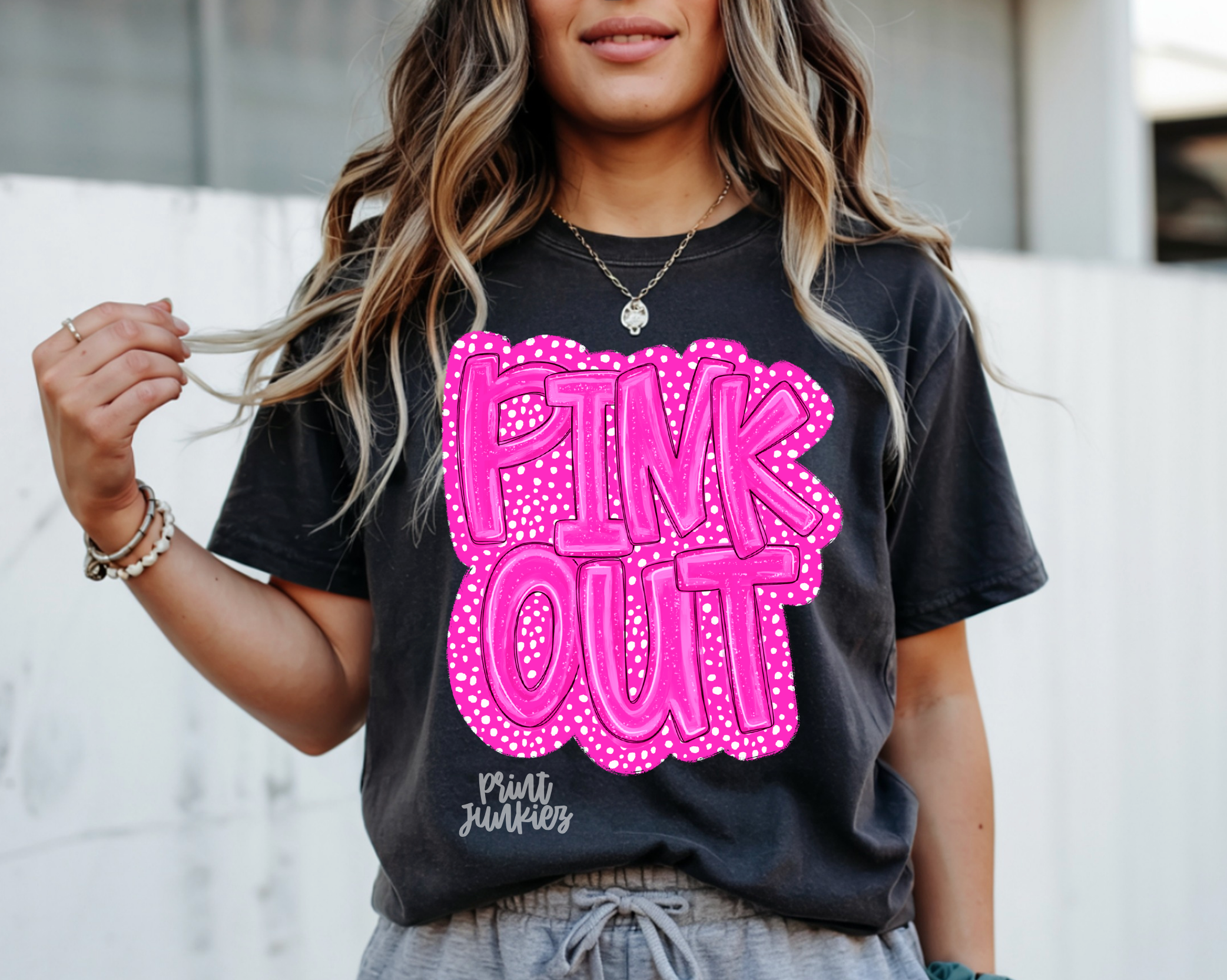 Pink Out Dotted - DTF