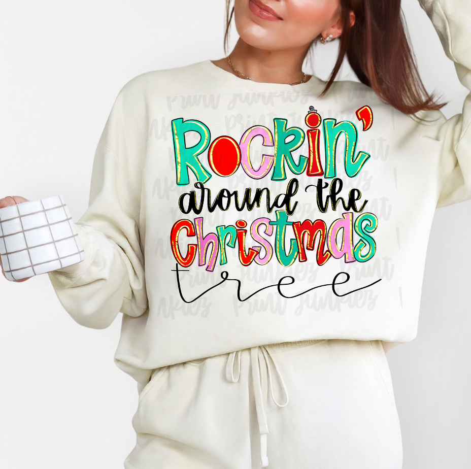 Rockin' Around the Christmas Tree- DTF