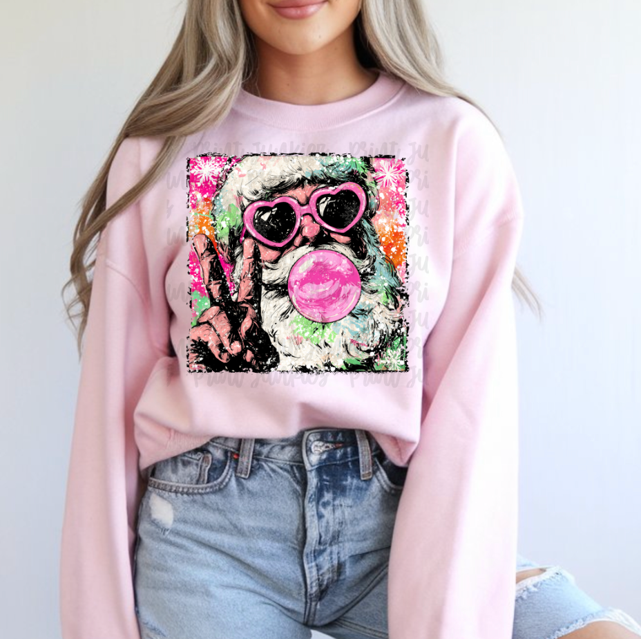 Retro Santa Oil Painting - DTF