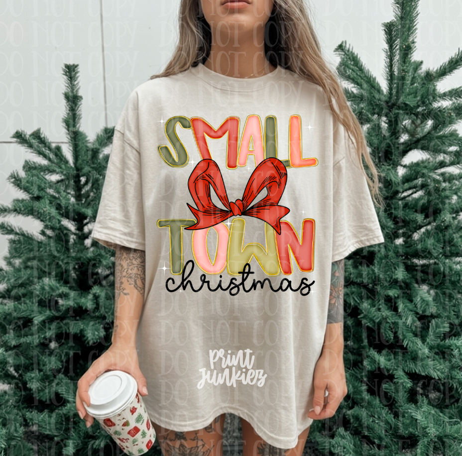 Small Town Christmas Coquette - DTF