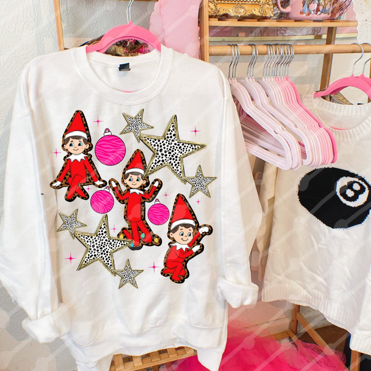 Cheetah Elf on the Shelf - DTF